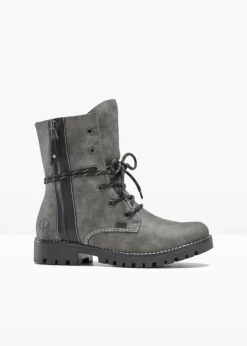 bonprix Rieker Botines de cordones de Rieker Gris Online