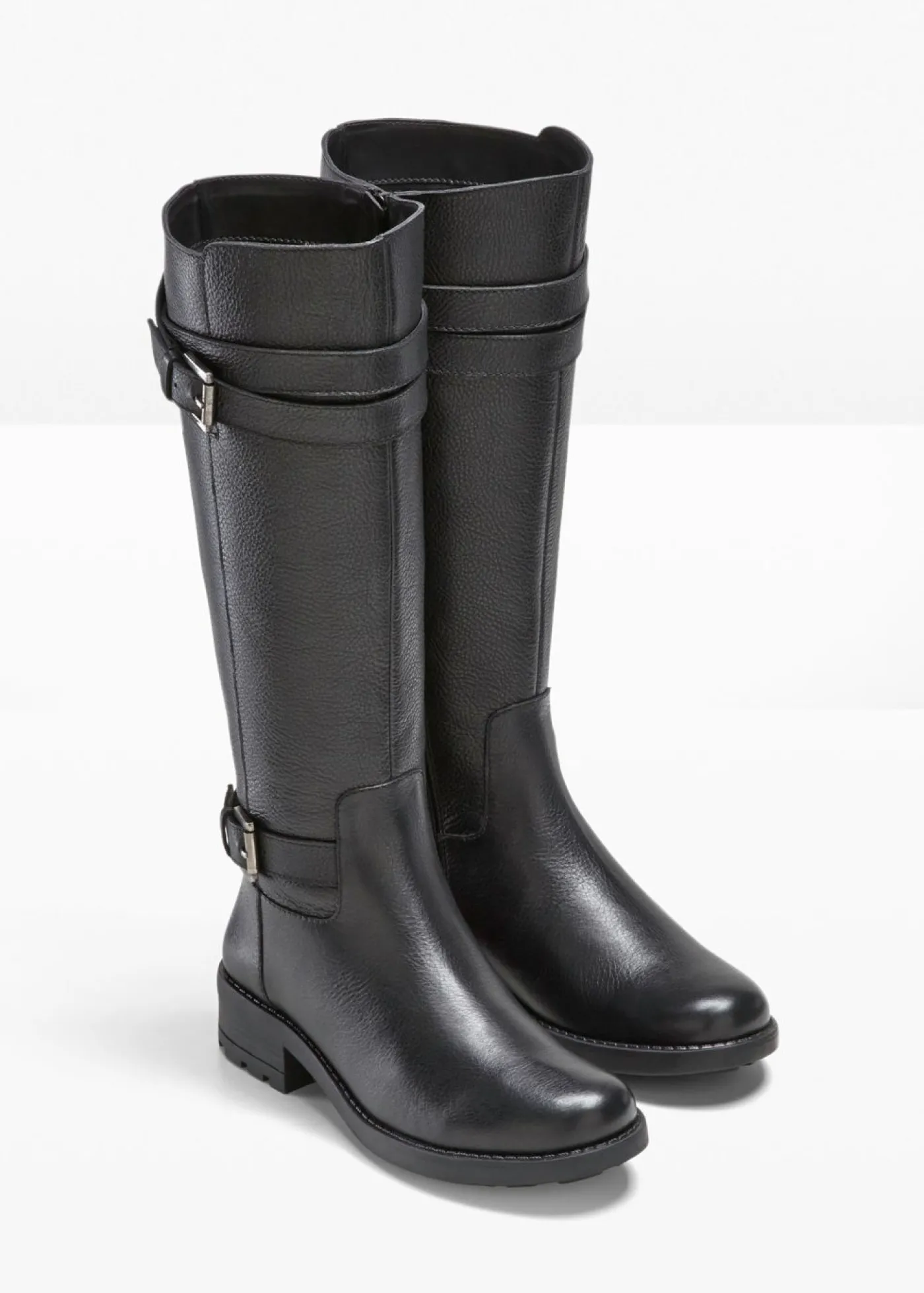 bonprix bonprix Botines de cuero Negro New