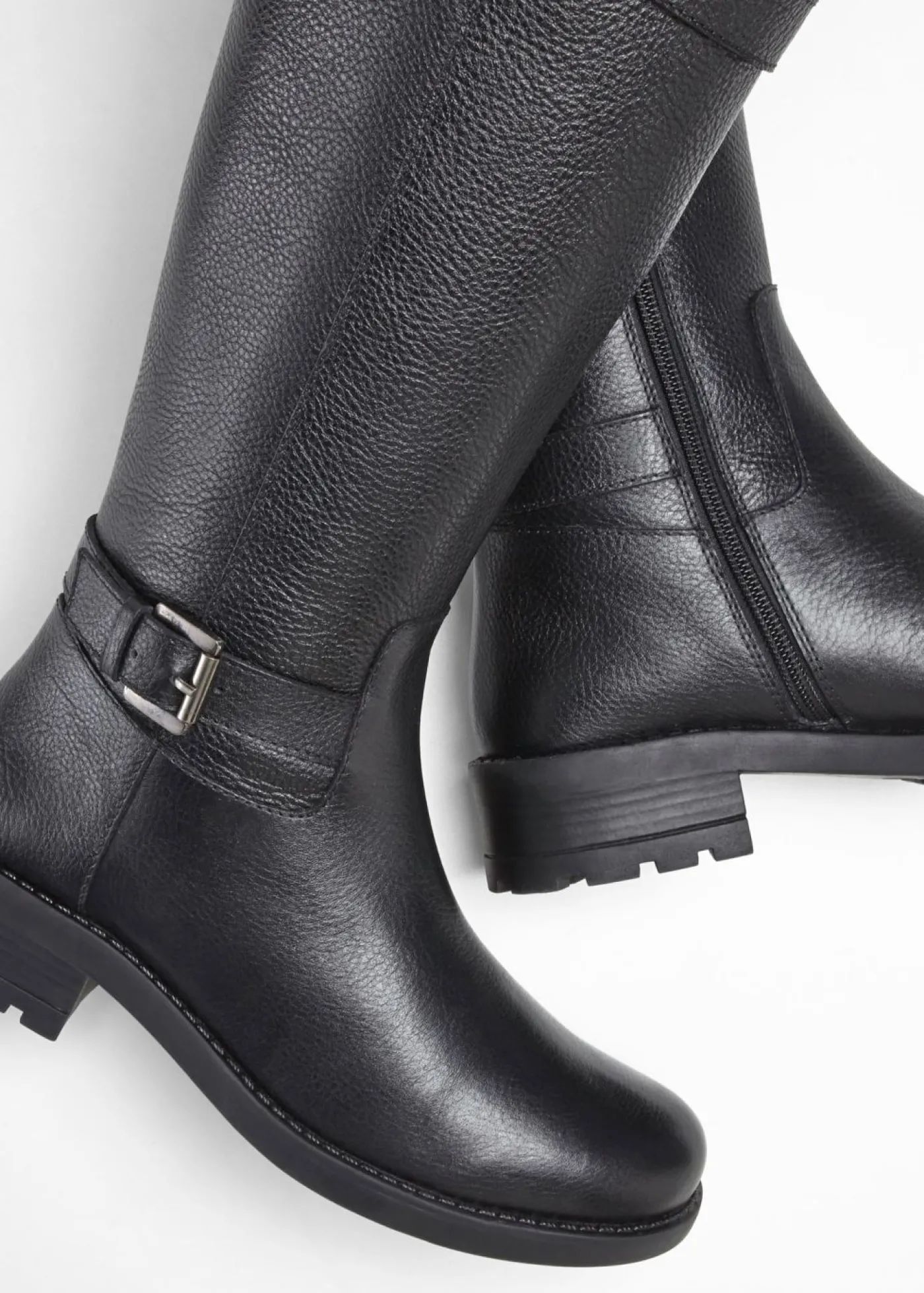 bonprix bonprix Botines de cuero Negro New