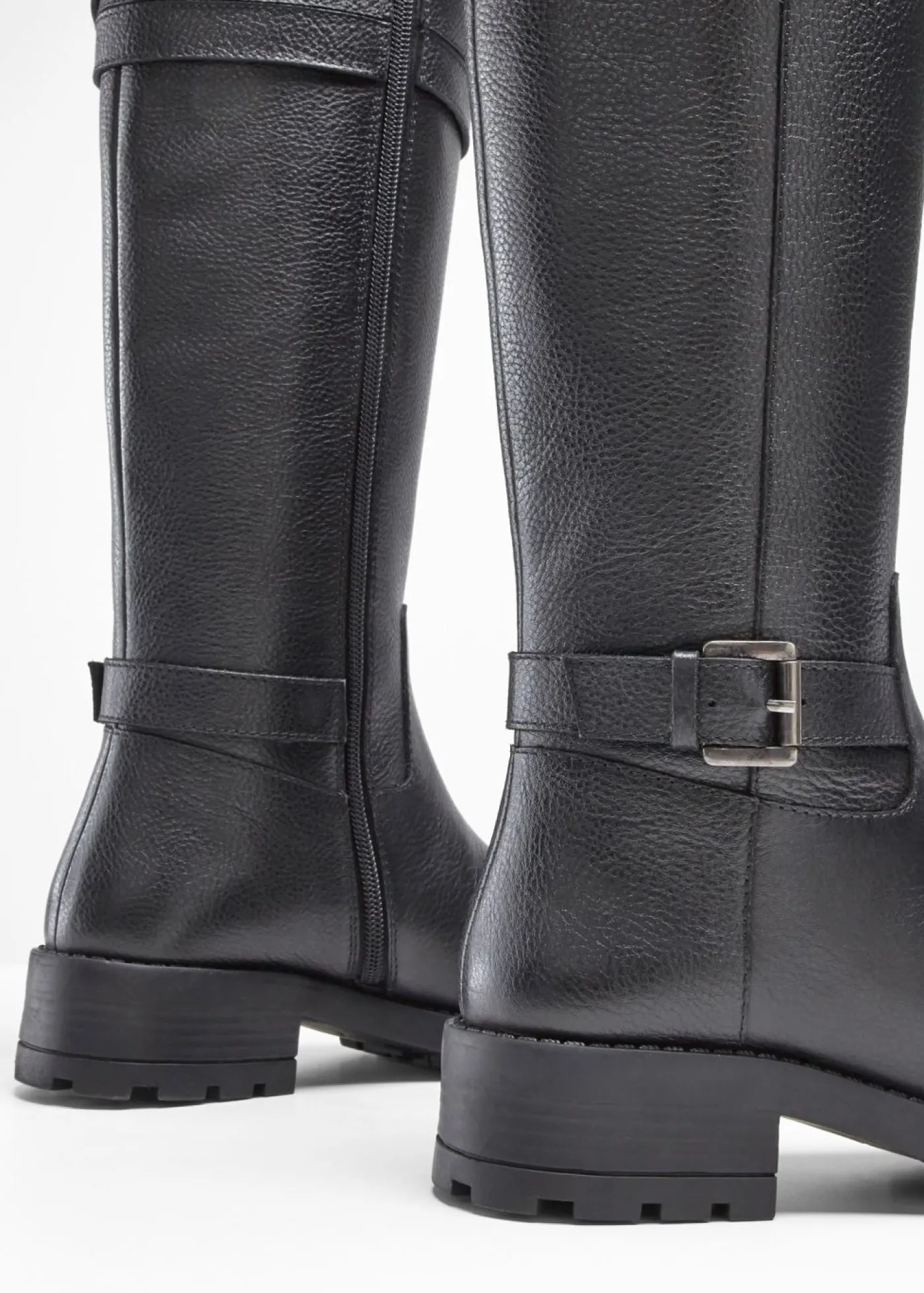 bonprix bonprix Botines de cuero Negro New