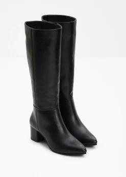 bonprix bonprix Botines de cuero Negro Hot