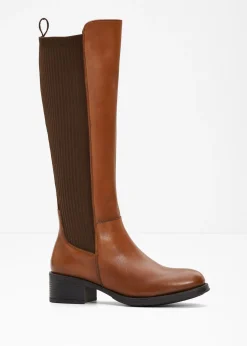 bonprix bonprix Botines de cuero bronceado Best