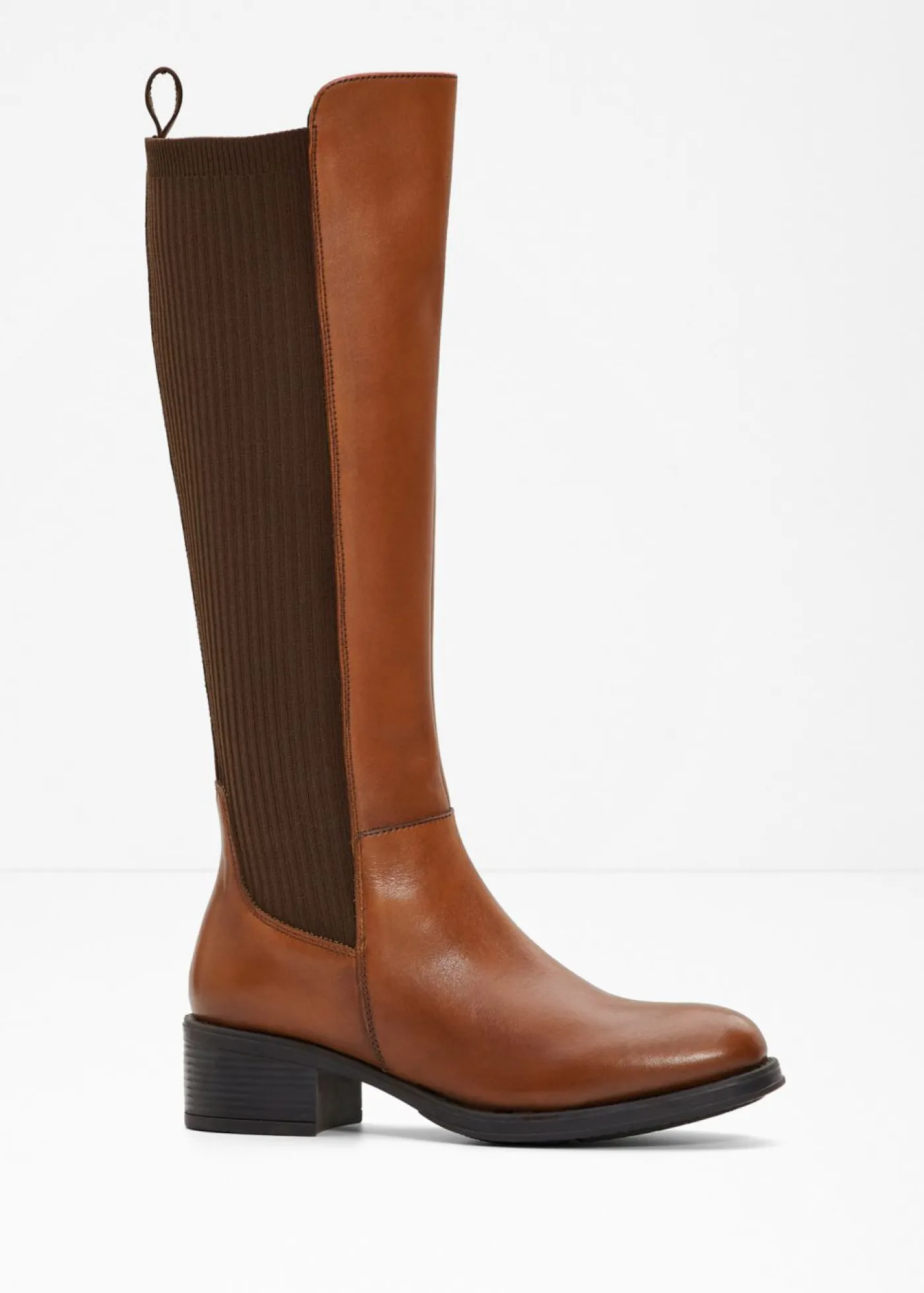 bonprix bonprix Botines de cuero bronceado Best
