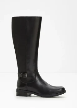bonprix bonprix Botines de cuero Negro Clearance