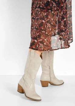 bonprix bonprix Botines vaqueros Marrón grisáceo Clearance
