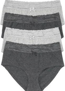bonprix bonprix Braga (4 unidades) Antracita-gris claro jaspeado Discount