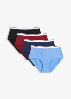bonprix bonprix Braga (4 unidades) azul provenzal-rojo rubí-azul marino-negro Clearance
