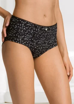 bonprix bonprix Braga (4 unidades) Negro-negro estampado Outlet
