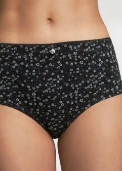 bonprix bonprix Braga (4 unidades) Negro-negro estampado Outlet
