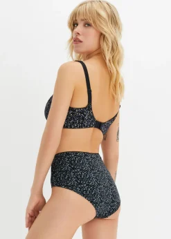 bonprix bonprix Braga (4 unidades) Negro-negro estampado Outlet