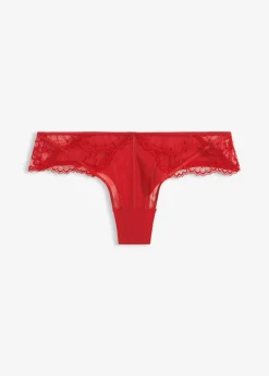 bonprix bonprix Braga brasileña con bordado Rojo salsa Hot