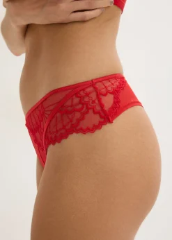 bonprix bonprix Braga brasileña con bordado Rojo salsa Hot