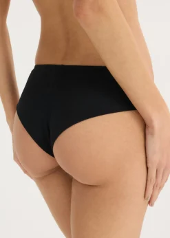 bonprix bonprix Braga brasileña con encaje de corazones Negro