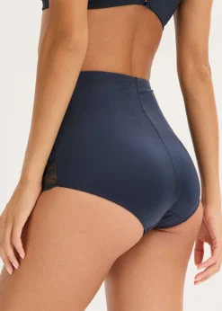 bonprix bonprix Braga brillante y efecto moldeador medio (2 unidades) negro-azul intenso Sale