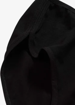 bonprix bonprix Braga con algodón orgánico (4 unidades) Negro Sale