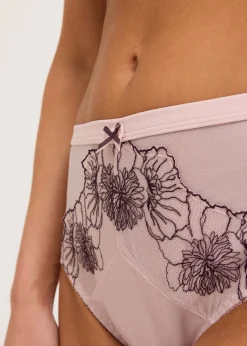 bonprix bonprix Braga con bordado delicado rosa mate-baya Online