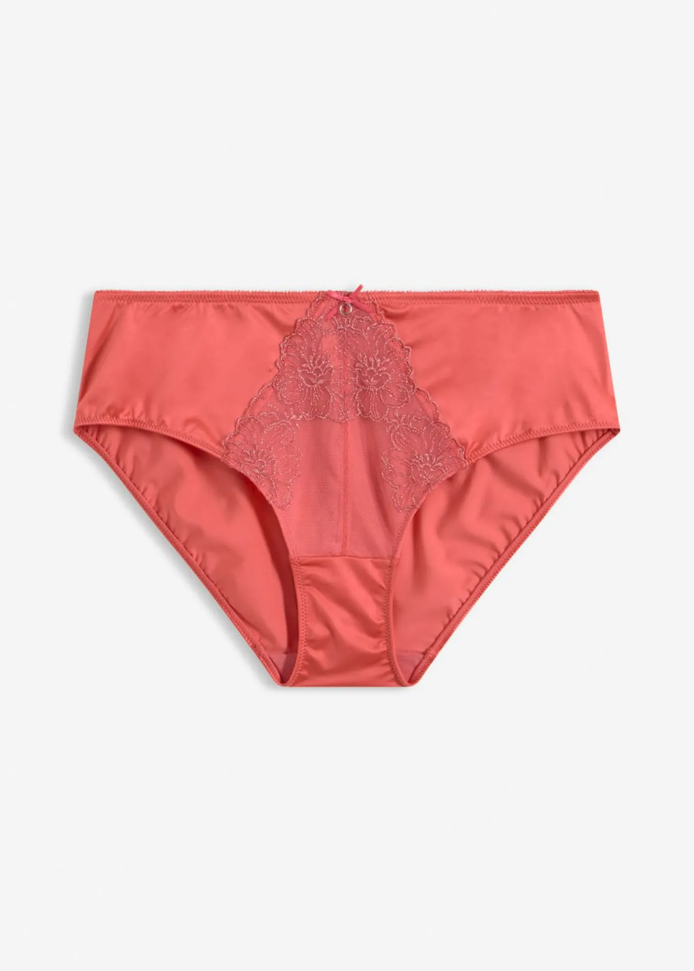 bonprix bonprix Braga con bordado floral brillante rosa coral Outlet