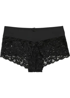 bonprix bonprix Braga con encaje Negro Hot