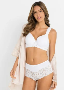 bonprix bonprix Braga con encaje Blanco