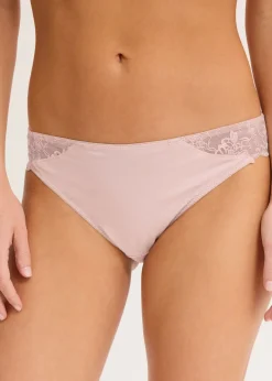bonprix bonprix Braga con encaje (4 unidades) rosa mate+blanco Online