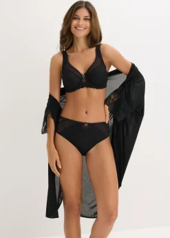 bonprix bonprix Braga con encaje delicado Negro New