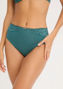 bonprix bonprix Braga con encaje delicado verde mar Clearance