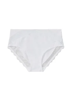 bonprix bonprix Braga con encaje delicado Blanco Online