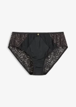 bonprix bonprix Braga con malla Negro