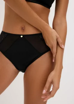 bonprix bonprix Braga con malla Negro