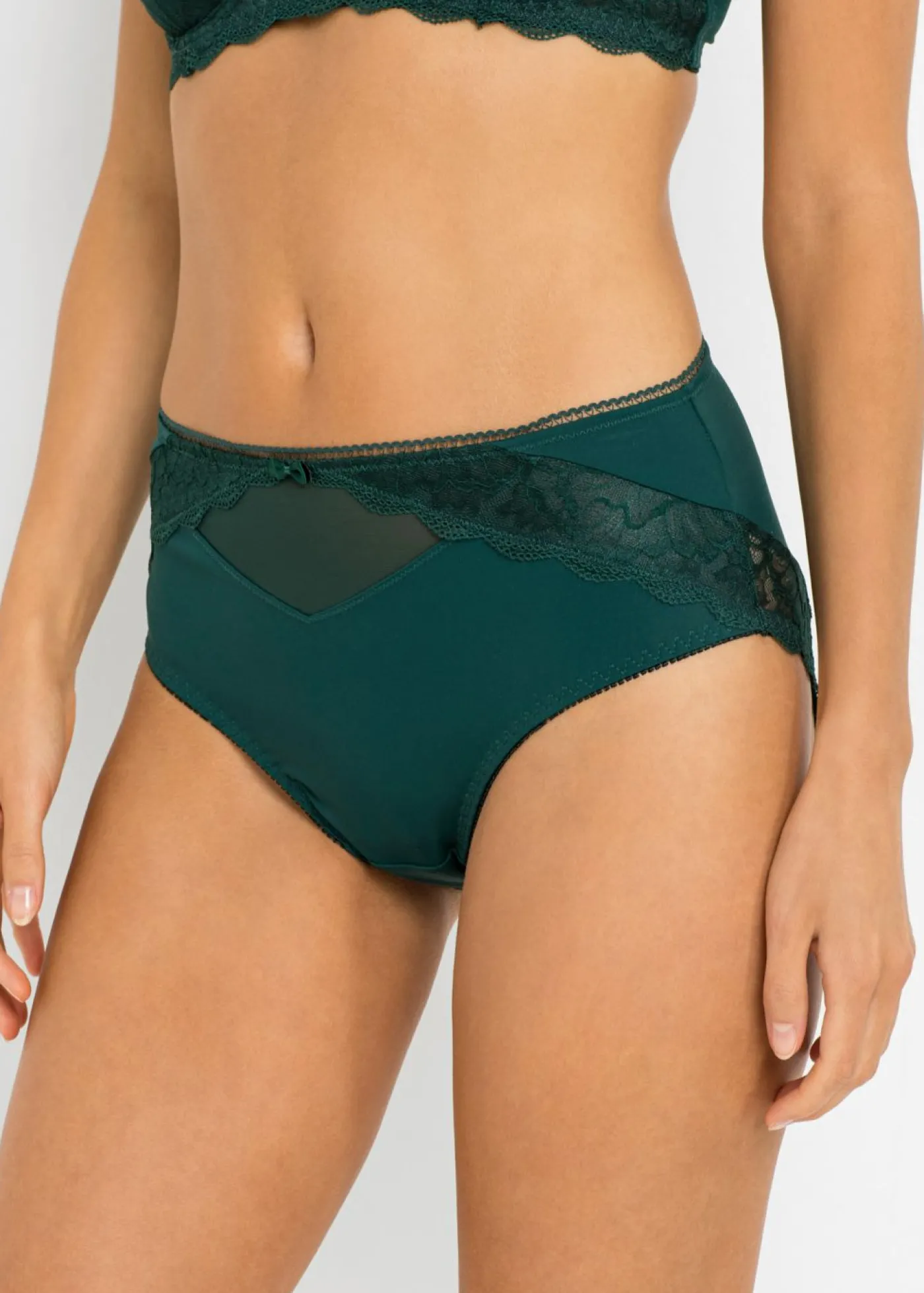 bonprix bonprix Braga con material reciclado Verde intenso