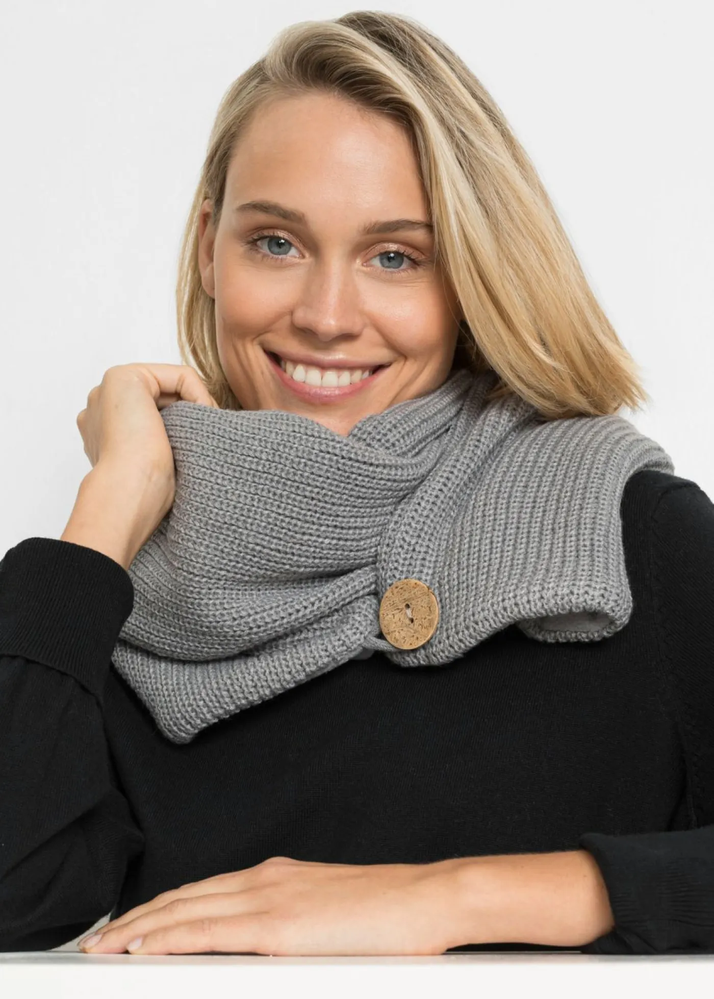 bonprix bonprix Braga de cuello Gris New