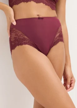 bonprix bonprix Braga de encaje delicado rojo avellana