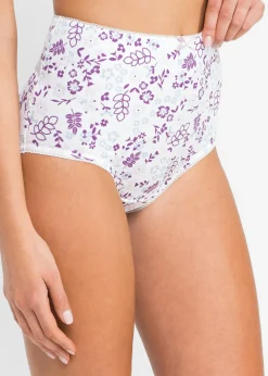 bonprix bonprix Braga de talle alto (5 unidades) Estampado/malva mate/rosa mate Online