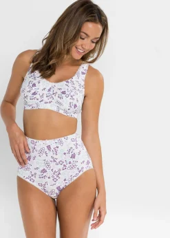 bonprix bonprix Braga de talle alto (5 unidades) Estampado/malva mate/rosa mate Online