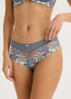 bonprix bonprix Braga hipster con bordado delicado azul provenzal Clearance