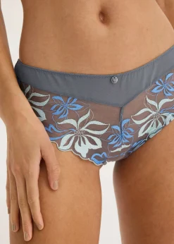 bonprix bonprix Braga hipster con bordado delicado azul provenzal Clearance