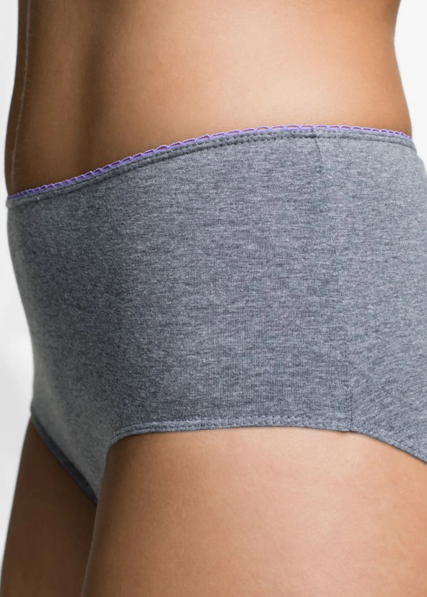bonprix bonprix Braga maxi (5 unidades) Gris claro/gris/antracita jaspeado