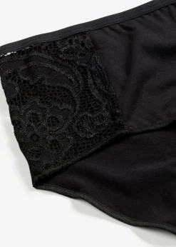bonprix bonprix Braga (4 unidades) de modal suave Negro
