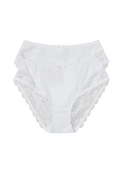bonprix bonprix Bragas (2 unidades) blanco + blanco New