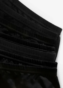 bonprix bonprix Bragas de algodón orgánico (7 unidades) Negro Online