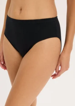 bonprix bonprix Bragas de algodón orgánico (7 unidades) Negro Online