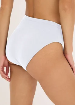 bonprix bonprix Bragas de algodón orgánico (7 unidades) blanco+negro+beige arena Online