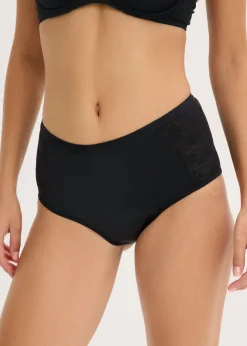 bonprix bonprix Bragas menstruales de microfibra con absorción media (2 unidades) Negro Discount