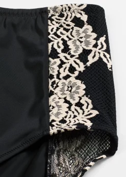 bonprix bonprix Bragas moldeadoras con un gran efecto moldeador Negro-blanco lana New