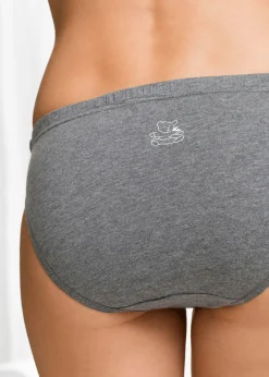bonprix bonprix Bragas (6 unidades) blanco-gris jaspeado Sale