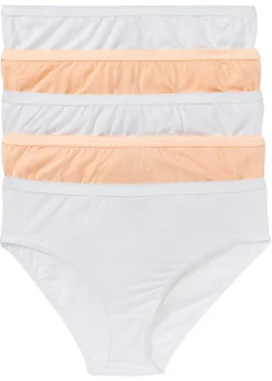 bonprix bonprix Bragas (5 unidades) Blanco/melocotón Discount