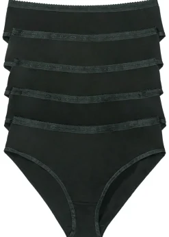 bonprix bonprix Bragas (5 unidades) Negro Hot