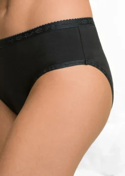 bonprix bonprix Bragas (5 unidades) Negro Hot