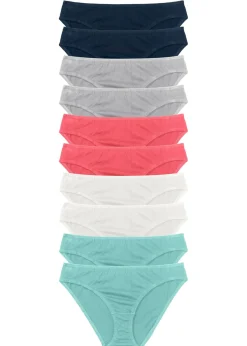 bonprix bonprix Braguita (10 unidades) Varios colores + gris claro jaspeado Best