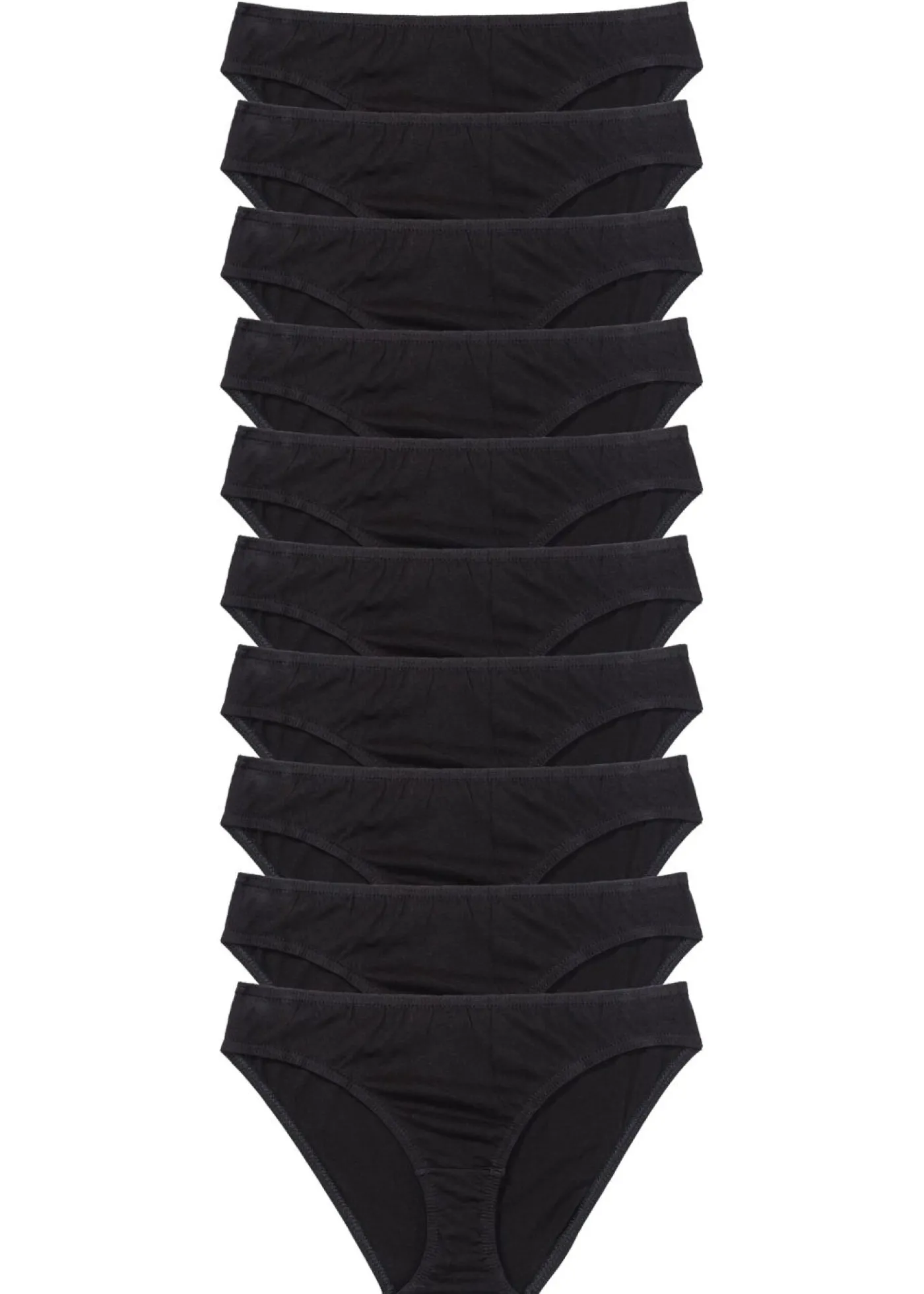 bonprix bonprix Braguita (10 unidades) Negro New